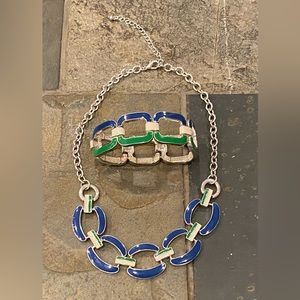 Women’s Fashion Jewelry, Sliver/Blue/Green/White
